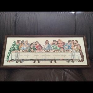 Hand Stitched depiction of The Last Supper